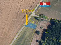 Prodej pole, Hrabětice, 350 m2
