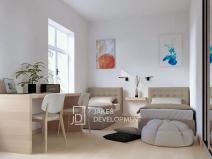 Pronájem bytu 1+kk, Praha - Liboc, Jenečská, 26 m2