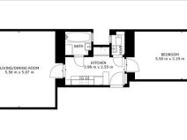 Pronájem bytu 2+kk, Praha - Vysočany, Pod strojírnami, 52 m2