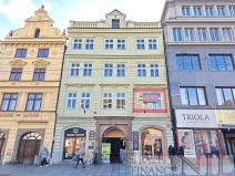 Pronájem obchodního prostoru, Plzeň, náměstí Republiky, 78 m2