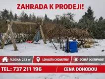 Prodej zahrady, Chomutov, 283 m2