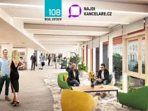 Pronájem kanceláře, Praha - Karlín, Rohanské nábřeží, 2000 m2