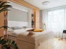 Pronájem bytu 1+kk, Praha - Střížkov, Střížkovská, 43 m2