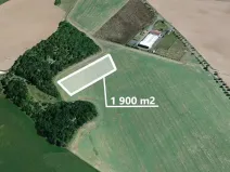 Prodej podílu pole, Sibřina, 703 m2