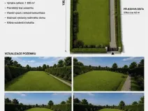 Dražba pozemku pro bydlení, Kozomín, 1900 m2