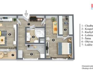 Prodej bytu 2+1, Chomutov, Holešická, 62 m2