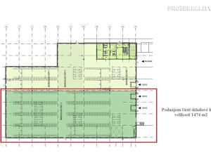 Pronájem obchodního prostoru, Jinočany, Pražská, 1474 m2