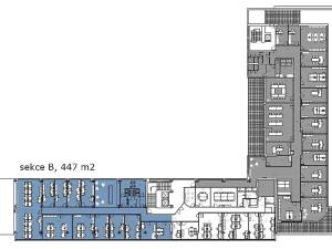 Pronájem kanceláře, Praha - Nusle, Na Pankráci, 447 m2