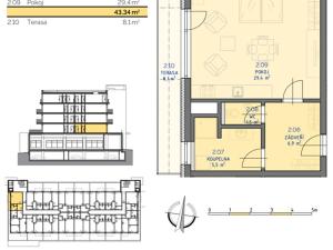 Prodej bytu 1+kk, Kutná Hora, 45 m2