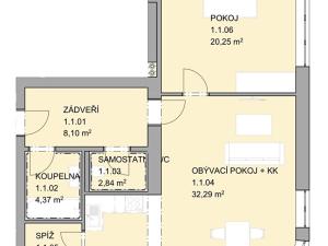 Prodej bytu 2+kk, Hodonín, Legionářů, 71 m2