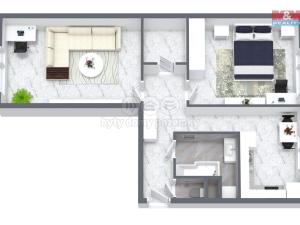 Prodej bytu 2+1, Frýdek-Místek - Místek, Fibichova, 63 m2