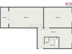 Prodej bytu 2+1, Karlovy Vary - Drahovice, Maďarská, 56 m2