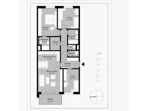 Prodej bytu 4+kk, Praha - Modřany, U spořitelny, 109 m2