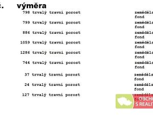 Prodej trvalého travního porostu, Mukařov, 744 m2