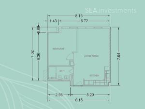 Prodej bytu 2+kk, دبي, الإمارات العربية المتحدة, Spojené arabské emiráty, 60 m2