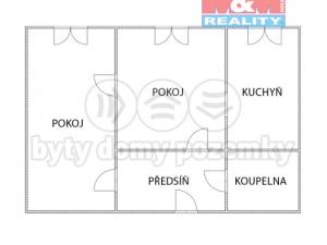 Prodej bytu 2+1, Chropyně, Nádražní, 41 m2