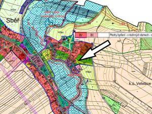 Prodej podílu pozemku pro bydlení, Sběř, 302 m2