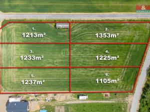 Prodej pozemku pro bydlení, Přerov - Přerov V-Dluhonice, 1225 m2