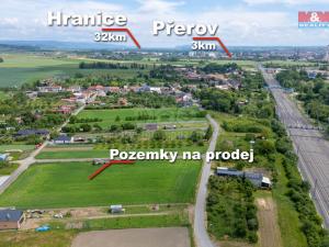 Prodej pozemku pro bydlení, Přerov - Přerov V-Dluhonice, 1213 m2