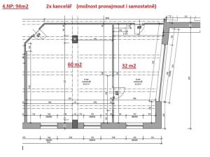 Pronájem kanceláře, Šumperk, Dr. E. Beneše, 33 m2