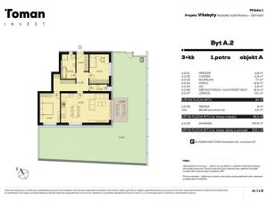 Prodej bytu 3+kk, Hluboká nad Vltavou, Rybova, 84 m2