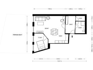 Prodej bytu 2+kk, Doksy, Dalibora z Myšlína, 68 m2