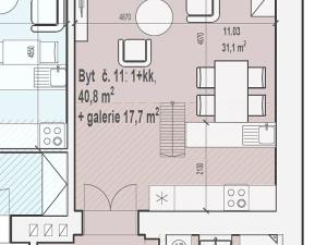 Prodej bytu 1+kk, Strakonice, Na Dubovci, 41 m2