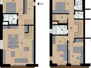 Prodej bytu 5+kk, Praha - Hrdlořezy, Mezitraťová, 120 m2