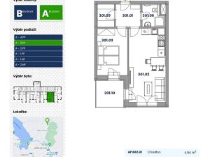 Prodej bytu 2+kk, Brno, Ondrova, 50 m2