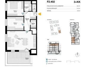 Prodej bytu 3+kk, Praha - Hostivař, Nurmiho, 82 m2