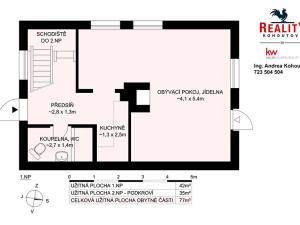 Prodej chaty, Cetoraz, 77 m2