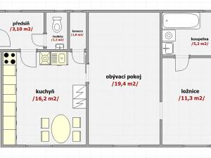 Prodej bytu 2+1, Praha - Libeň, Bednářská, 58 m2