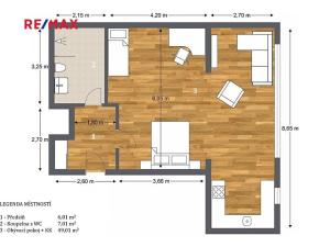 Prodej bytu 2+kk, Deštné v Orlických horách, 62 m2