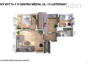 Prodej bytu 3+1, Šumperk, 17. listopadu, 64 m2