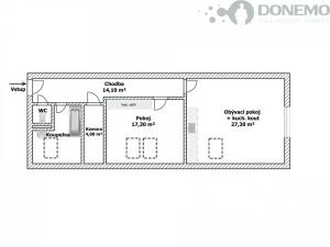 Pronájem bytu 2+kk, Štěpánov, 68 m2