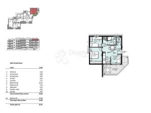 Prodej bytu 3+1, Seget Vranjica, Chorvatsko, 57 m2