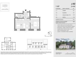 Prodej bytu 2+kk, Janov nad Nisou, 38 m2