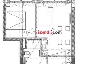 Prodej bytu 2+kk, Špindlerův Mlýn, 41 m2