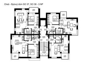 Prodej bytu 2+kk, Cheb, K Pomezí, 55 m2