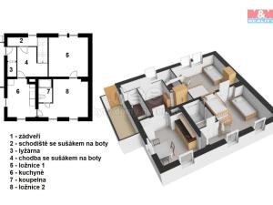 Prodej rodinného domu, Vrchlabí - Hořejší Vrchlabí, 140 m2