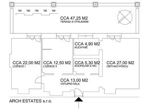 Prodej bytu 3+1, Menton, Francie, 85 m2