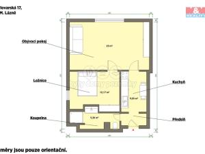 Pronájem bytu 2+1, Mariánské Lázně, Karlovarská, 60 m2