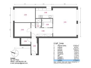 Prodej bytu 3+kk, Praha - Chodov, Ke Kateřinkám, 77 m2