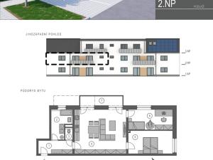 Prodej bytu 3+kk, Drahanovice, 86 m2