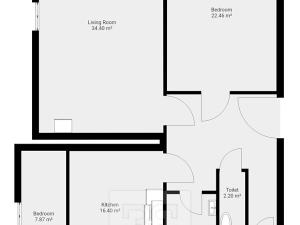 Pronájem bytu 3+1, Liberec, Božích bojovníků, 107 m2