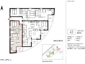 Prodej bytu 2+kk, Cape of Rodon, Albánie, 62 m2