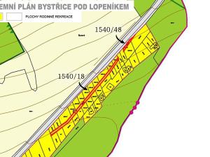 Prodej pozemku pro bydlení, Bystřice pod Lopeníkem, 1243 m2