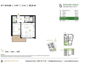 Prodej bytu 2+kk, Úvaly, Škvorecká, 55 m2