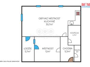 Prodej bytu 2+kk, Cheb, K Pomezí, 63 m2