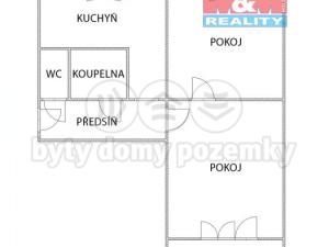 Pronájem bytu 2+1, Klášterec nad Ohří - Miřetice u Klášterce nad Ohří, Václava Řezáče, 56 m2